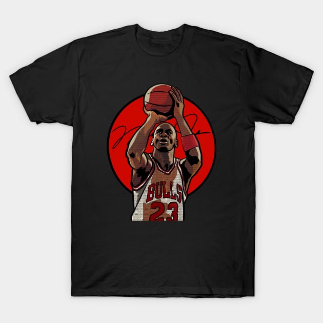 BASKETBALLART - MJ old T-Shirt by JORDAN-ART23